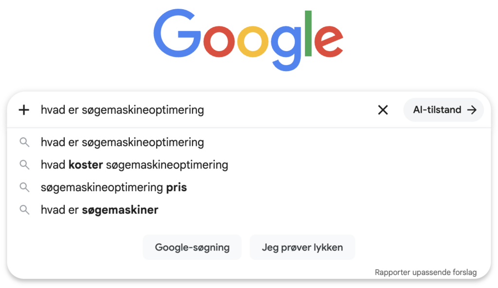 HV-spørgsmål og relaterede søgninger
